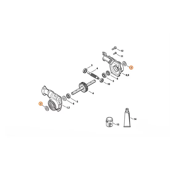 STIHL   Podkładka dystansowa 4601 642 8700
